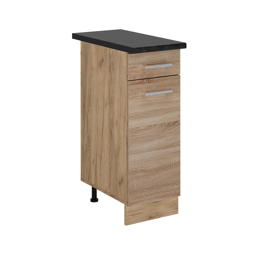 Vicco Mobiletto base per cucina Sonoma 30 cm , PL Antracite