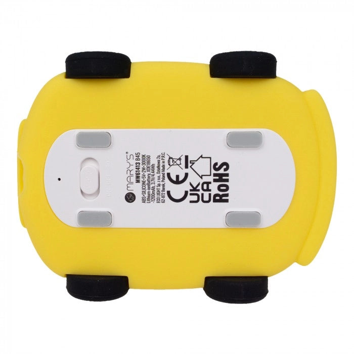 Lampada notte bimbi LED Taxi gialla wireless 2W Mary's