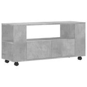 Mobile TV multimediale mensola TV credenza mobile TV sala da pranzo soggiorno camera da letto 102 x 34,5 x 43 cm legno ingegnerizzato grigio 02_0025560