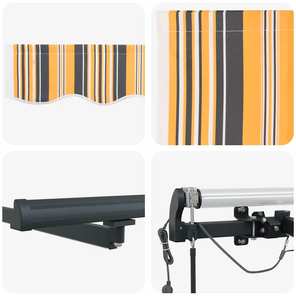 Tessuto per Tenda con Multicolore 400 × 350 cm Poliestere 3330774