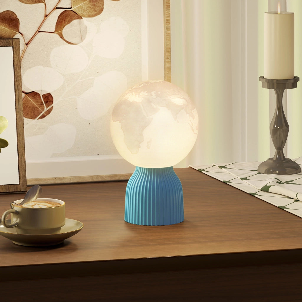 Lampada da Comodino 3D ¨C zephmum ¨C LED Bianco