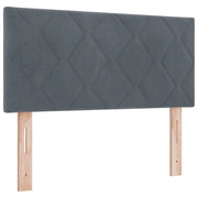 Testiera | Testata Grigio scuro 100 cm Velluto