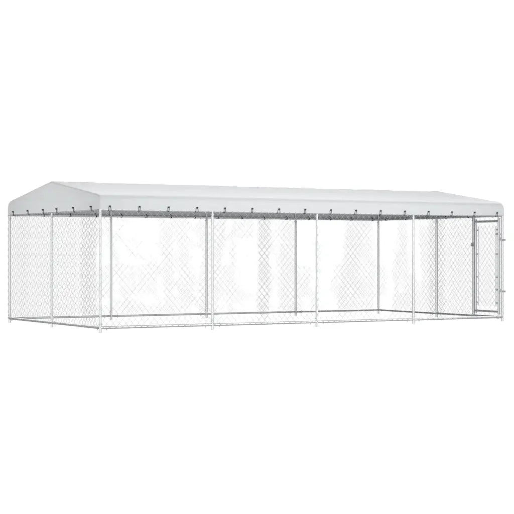 Canile da Esterno con Tetto 8x4x2,3 m cod mxl 39847
