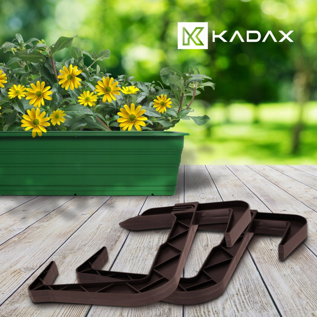 KADAX - Set di 2 ganci per vasi da fiori da balcone.