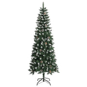 Albero di Natale Artificiale con Base Verde 240 cm PVC 345177