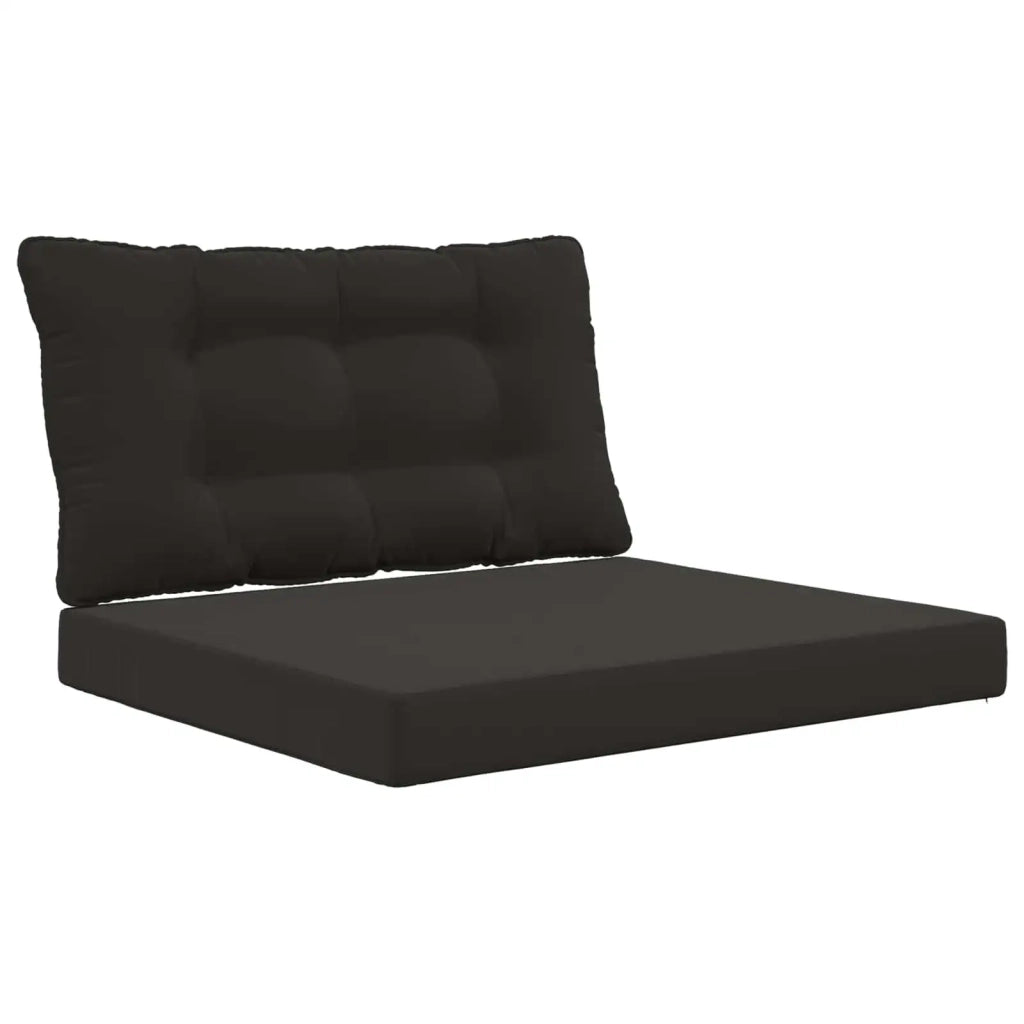 Cuscino per divano da esterno 2 pcs Nero Poliestere 900904