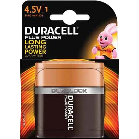 PILA 'PLUS POWER' PIATTA 4,5V DURACELL Blister 1 pezzo - 10 pezzi- DURACELL