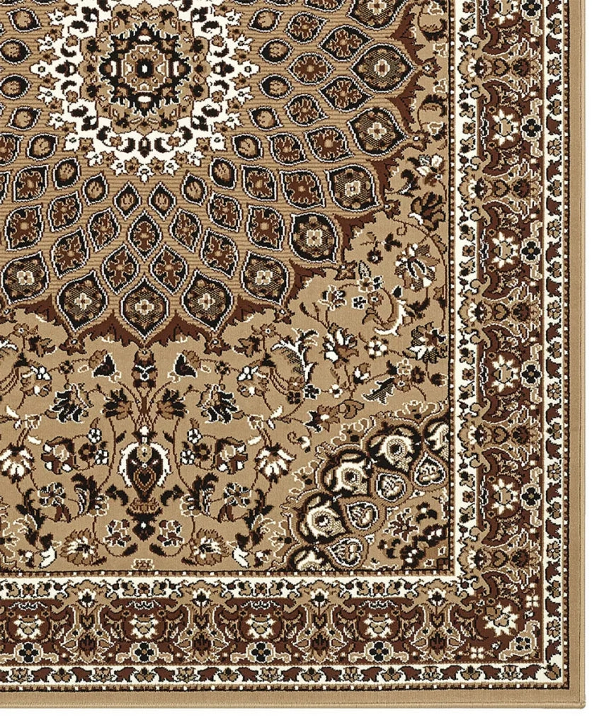 Tappeto ROYAL SHIRAZ 2082 BEIGE cm.280x380 arredo soggiorno salotto disegno moderno geometrico arredo casa