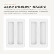 Copertura in silicone per forno a microonde - 2 pezzi - Resistente a temperature - Flessibile - Lavabile - Adatto per alimenti - Accessorio da cucina