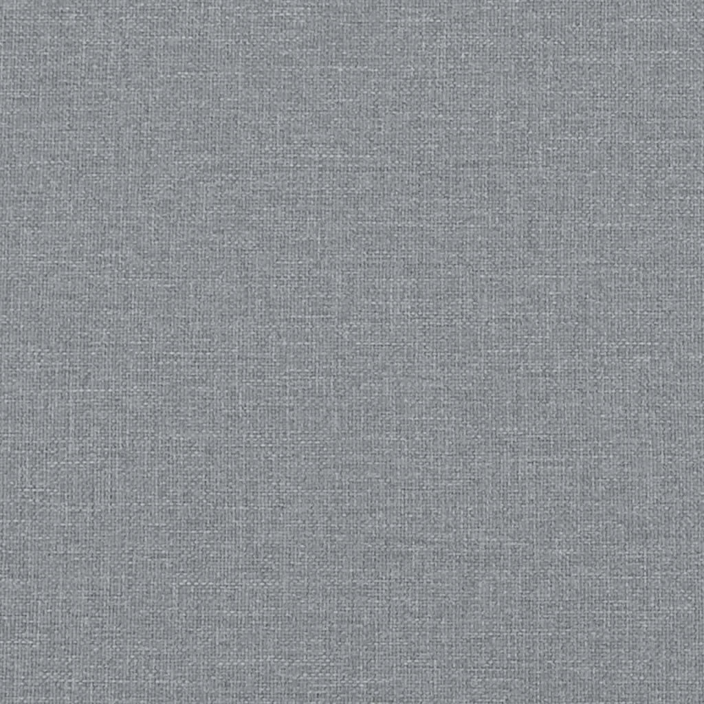 Divano a 2 Posti con Cuscini-Sofa 2 Posti con Cuscini Grigio Chiaro 120 cm in Tessuto 243983