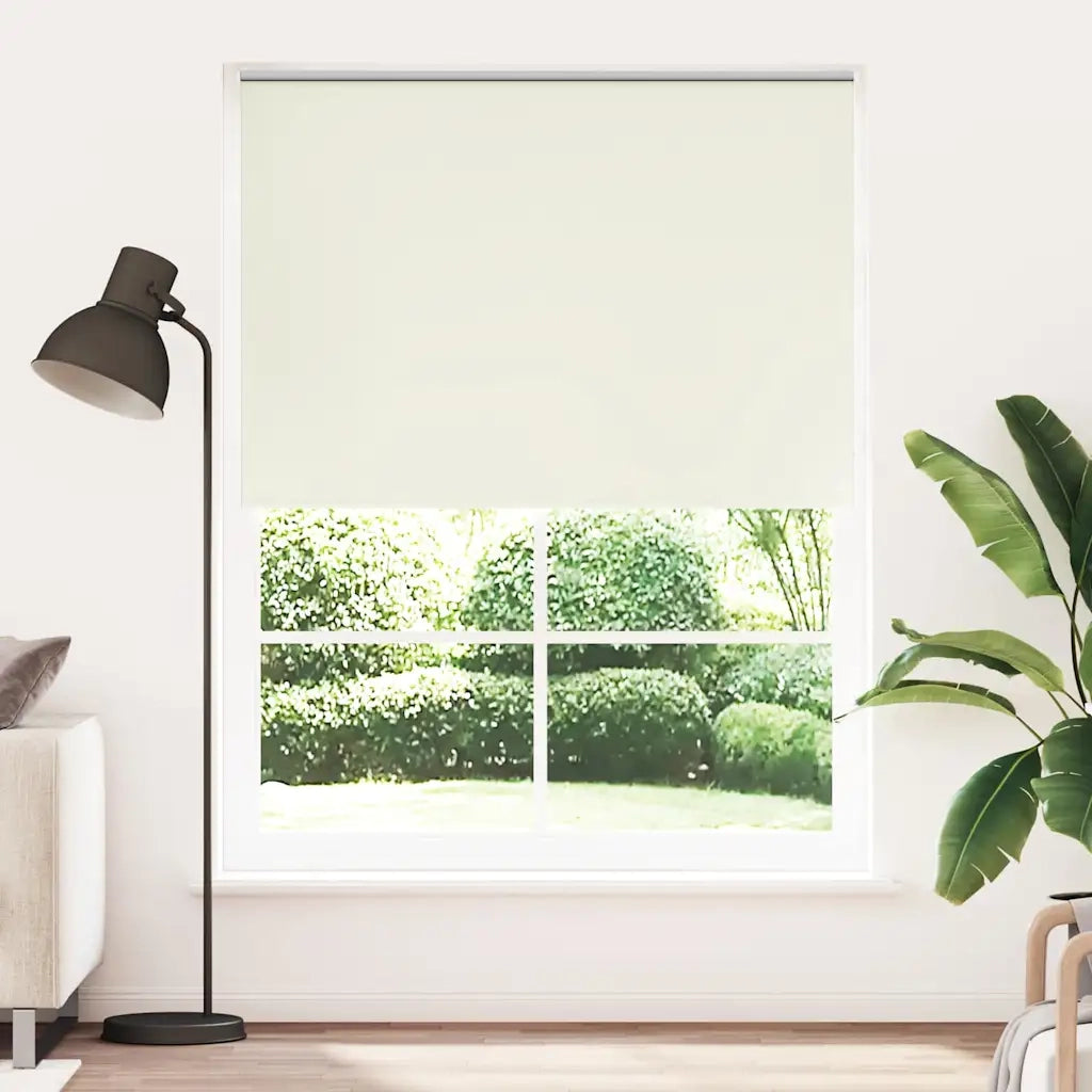 Tenda a Rullo Oscurante 160 x 230 cm Bianco Avorio cod mxl 45872