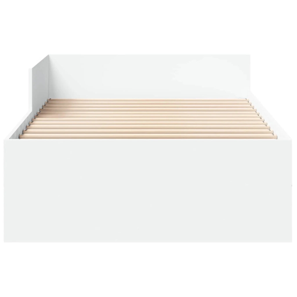 Struttura letto con testata-Giroletto Bianco 80 x 200 cm 977858