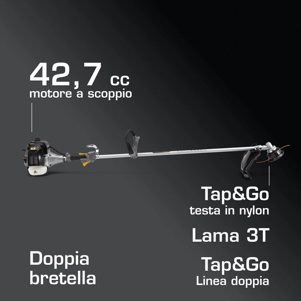 Decespugliatore kw 1,25 Hp 1,5 Alpina ABR42
