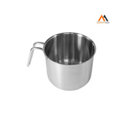 BOLLILATTE ACCIAIO 'ALLEGRO INOX' Ø cm. 12