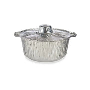 Set 3 pentole in alluminio con coperchio cm 22x13x25h