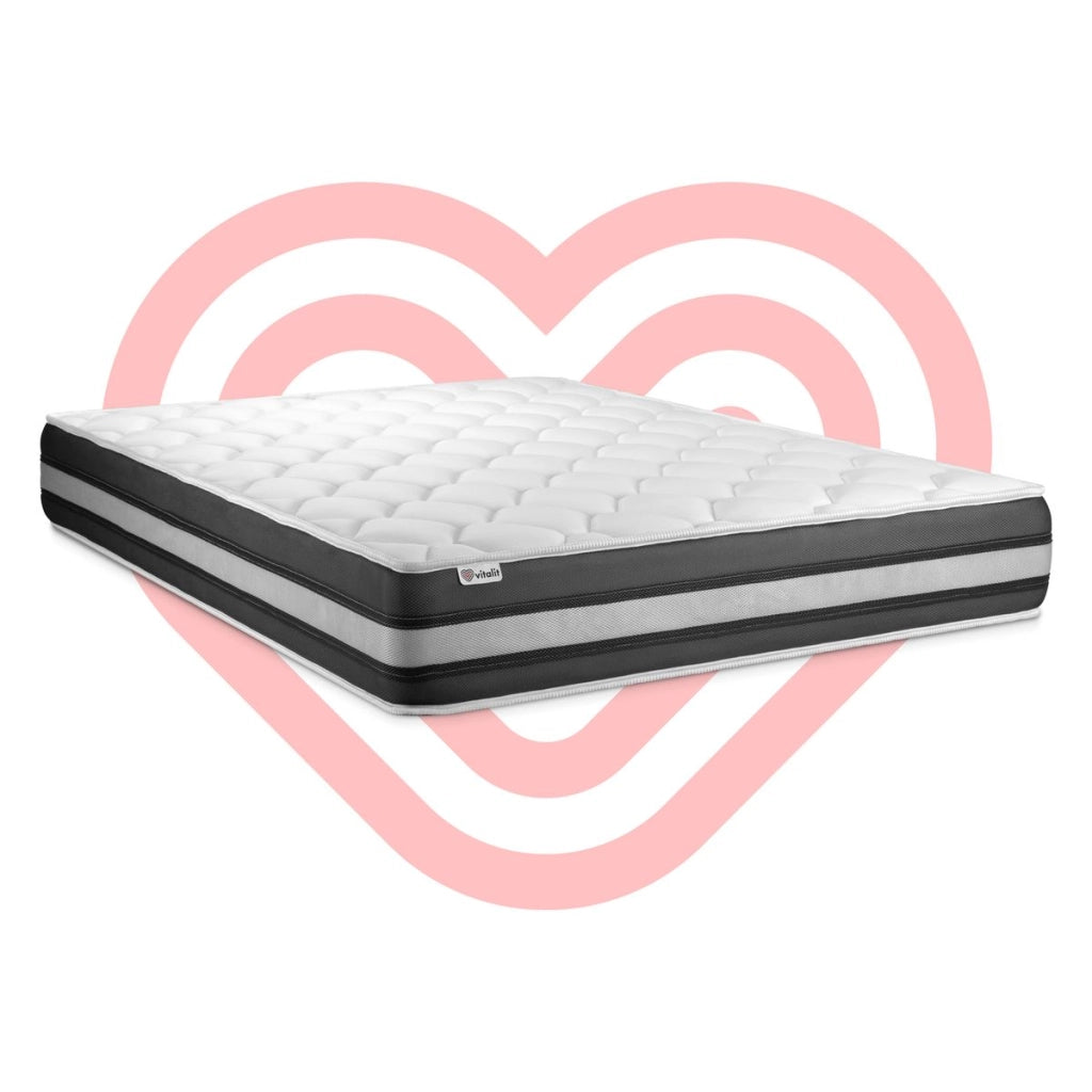 Materasso 160x190cm a molle insacchettate e memoria di forma - Vitalspring Zen