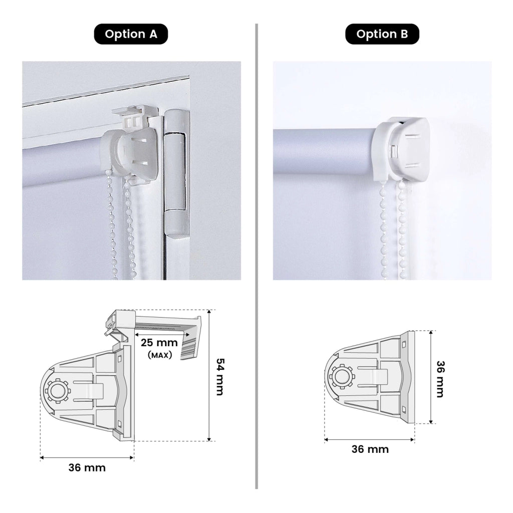 Tenda a Rullo  filtrante installazione senza foratura EasyFix Bianco 120x180 cm
