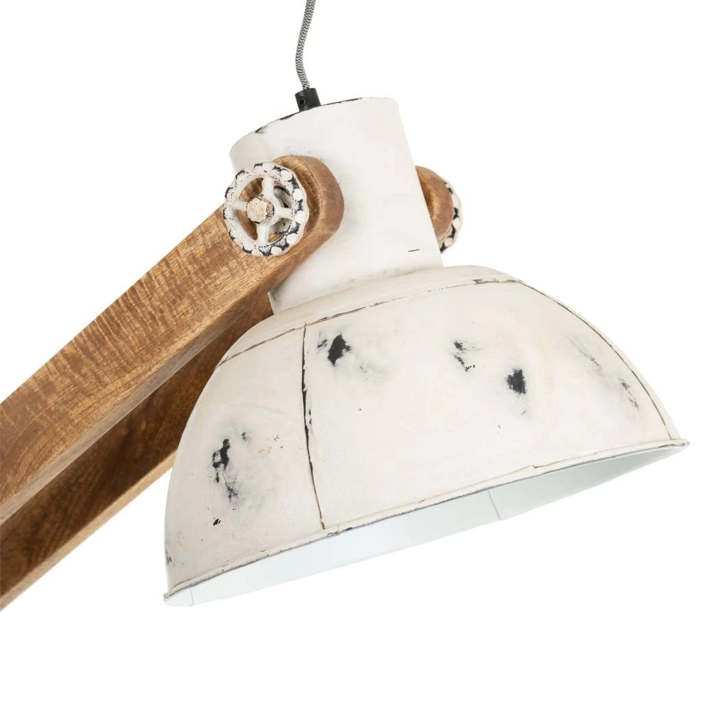 Lampada da terra in legno e metallo 26x70x125h cm