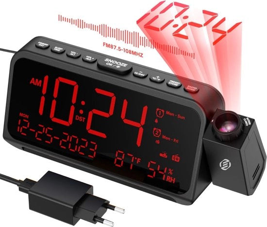 Radio Alarmando con Radio FM - Radio FM con Alarme - Radio FM e Alarme - Radio FM con Alarme e Funzione di Risveglio - Radio FM con Funzione di Risveglio e DAB - Radio DAB con Funzione di Risveglio
