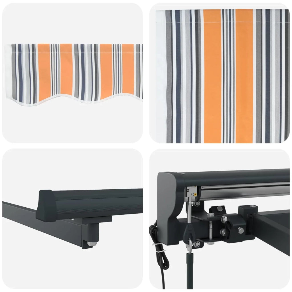 Struttura della tenda Blu e Arancione 350 x 250 cm 3330302