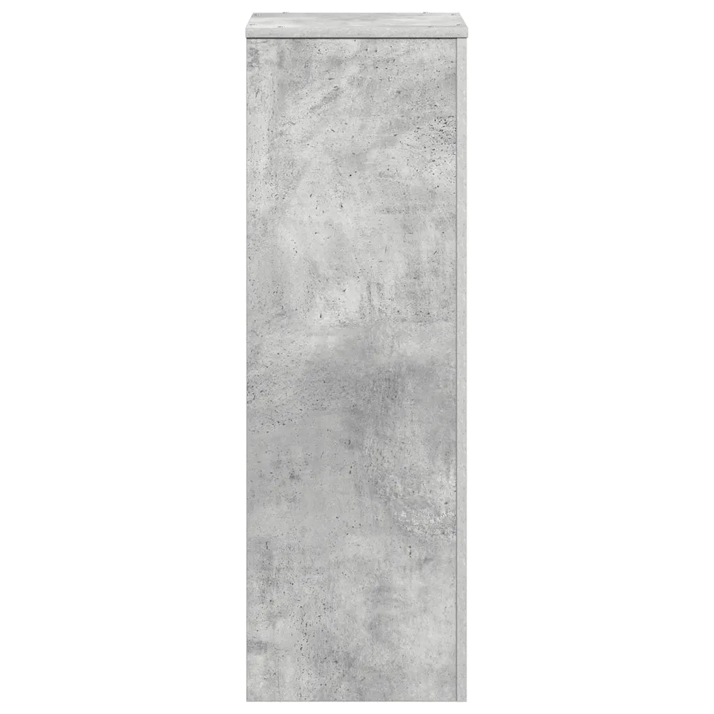 Supporto per Piante Grigio 33x33x100 cm in Truciolato 852954