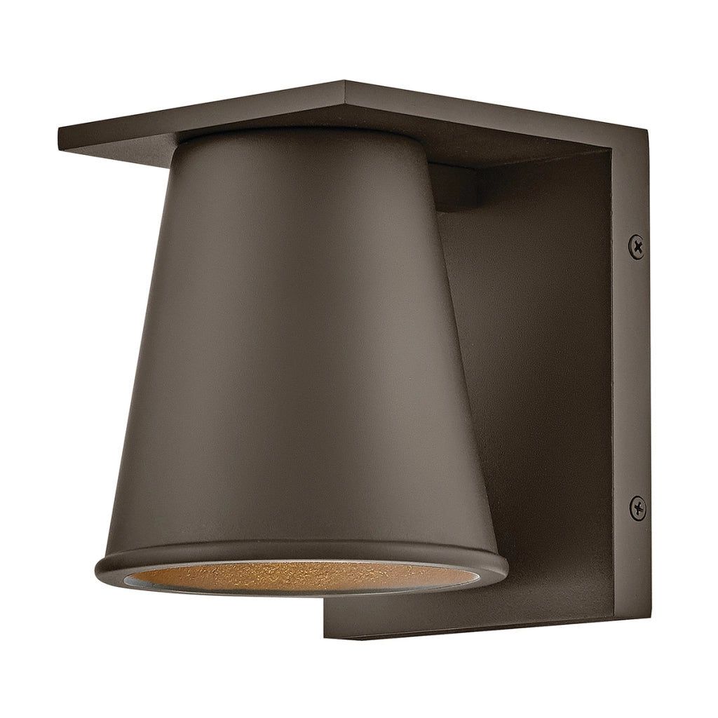 Applique esterna moderna bronzo conico GU10 8W IP44