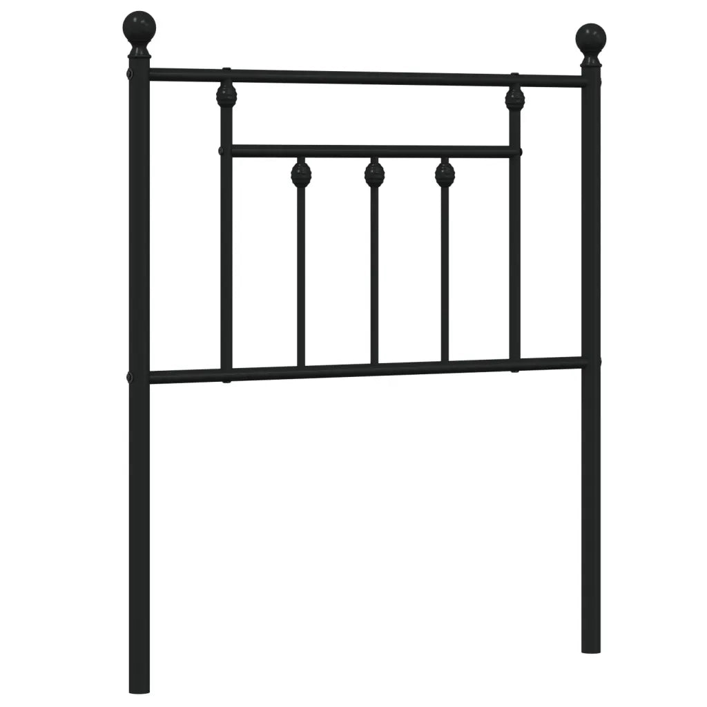 Testiera | Testata di Ricambio in Metallo Nero 75 cm