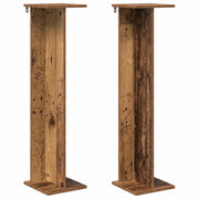 Supporto per piante | Sostegno per piante 2 pz Legno vecchio 25 x 25,5 x 100,5 cm