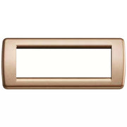 VIMAR IDEA - RONDO` PLACCA 6P METAL BRONZO