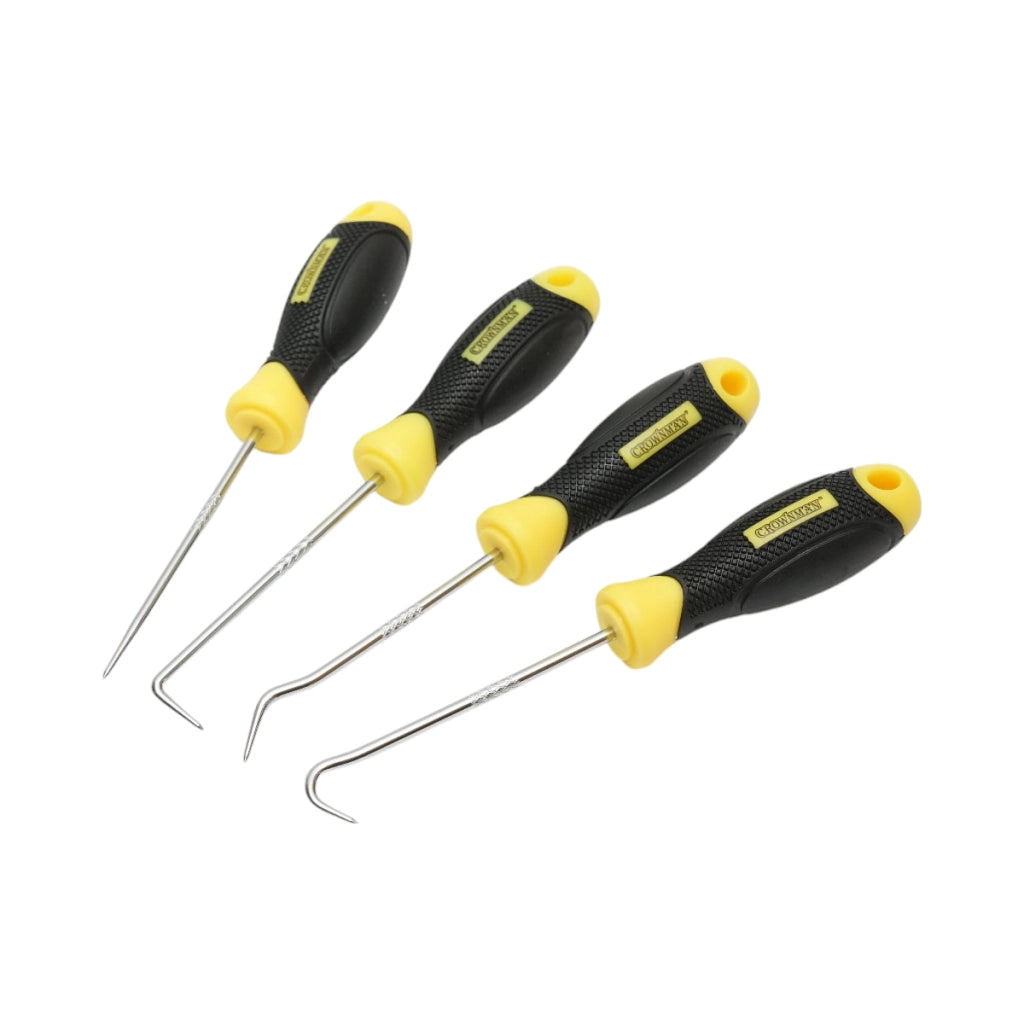 Set di 4 ganci per estrarre guarnizioni, Crownman