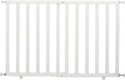 Barriera di sicurezza per porta e scala - sicurezza - 1 - bianco - legno - 62-105 cm