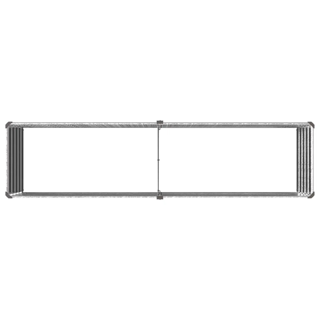 Letto rialzato da giardino Argento 160 x 40 x 55 cm 8006247