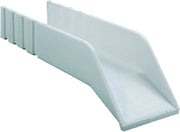 GOCCIOLATOIO PER TERRAZZI cm 6 x 23 bianco