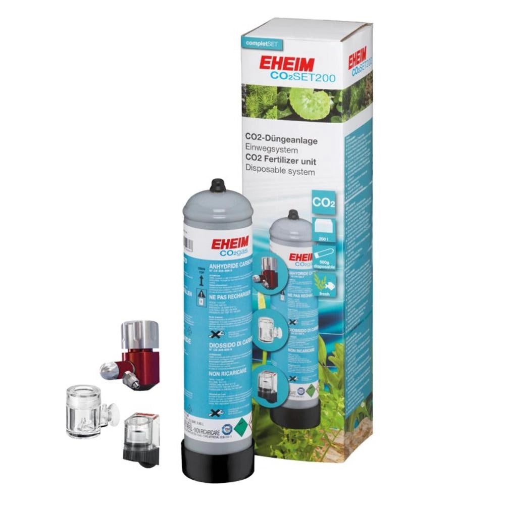 Eheim 6063200 CO2 Set 200 - impianto CO2 con bombola usa e getta 500gr