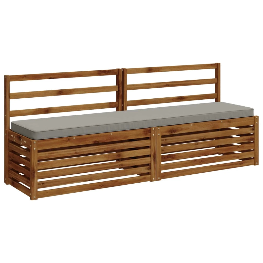 Cuscino per Panchina a 1 Pezzo VUGHT 100% Poliestere Grigio 951496