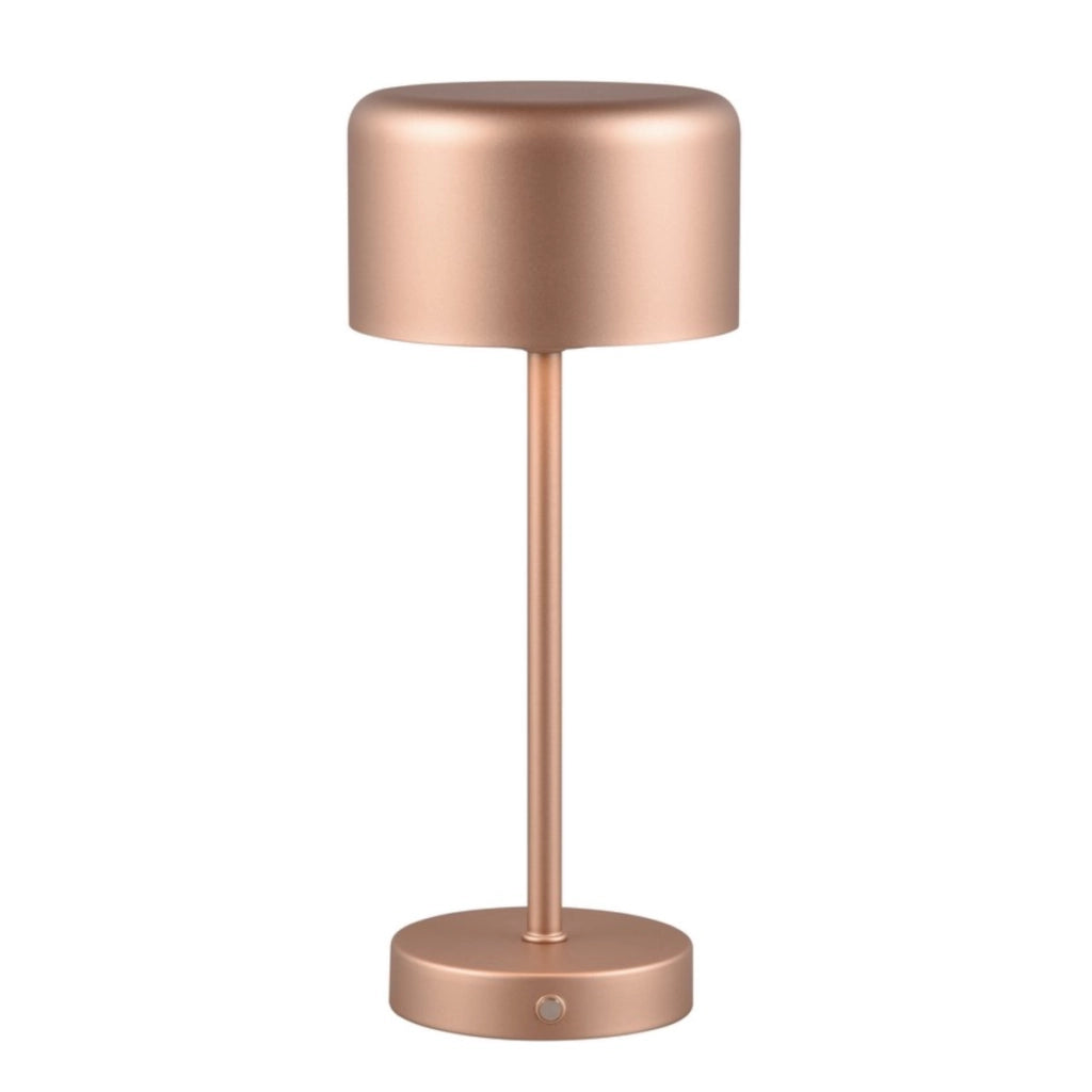 Lampada da tavolo ricaricabile touch LED bronzo Jeff RL