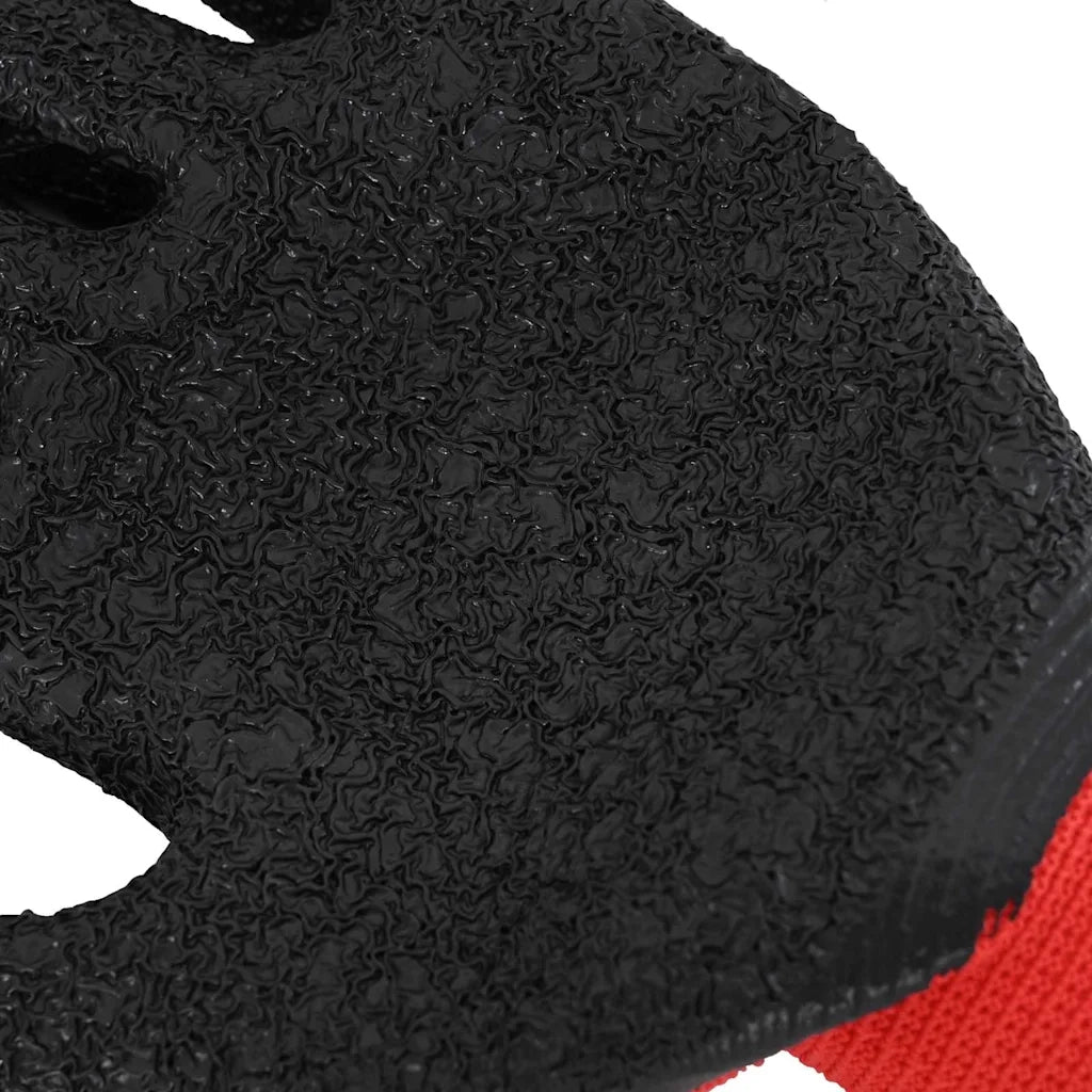 Guanti da Lavoro 24 pz Rosso e Nero 8 / m CFW6547126