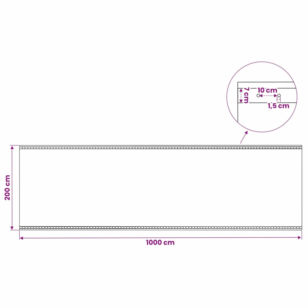 Telo con Occhielli 2 pz Verde 3 x 10 m 260 gsm PE 3429760