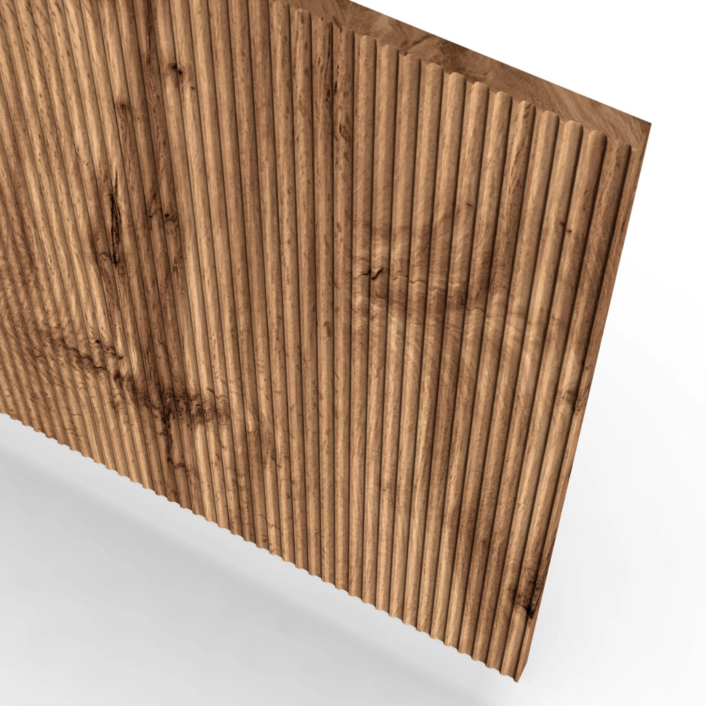 Credenza alta BUDAPEST bianco/quercia