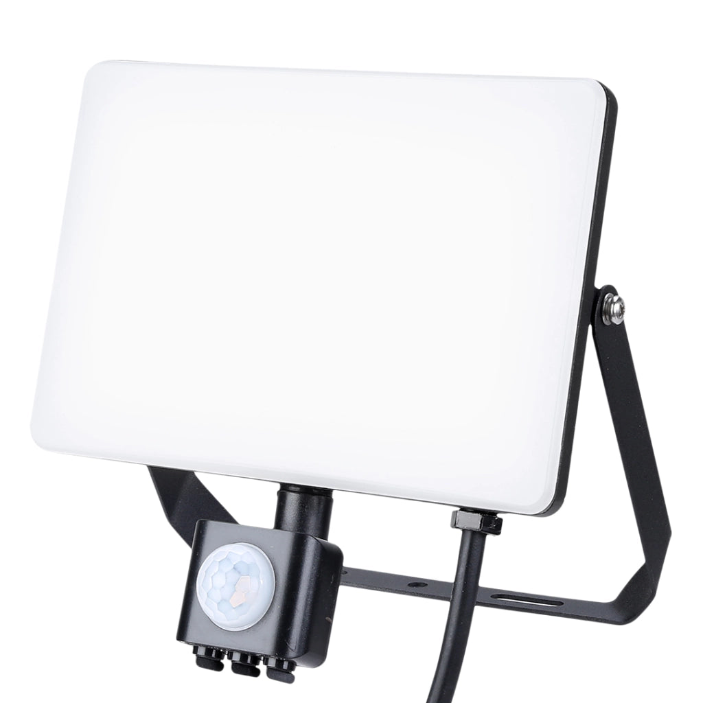 Faro LED 50W con sensore crepuscolare e movimento 5000lm