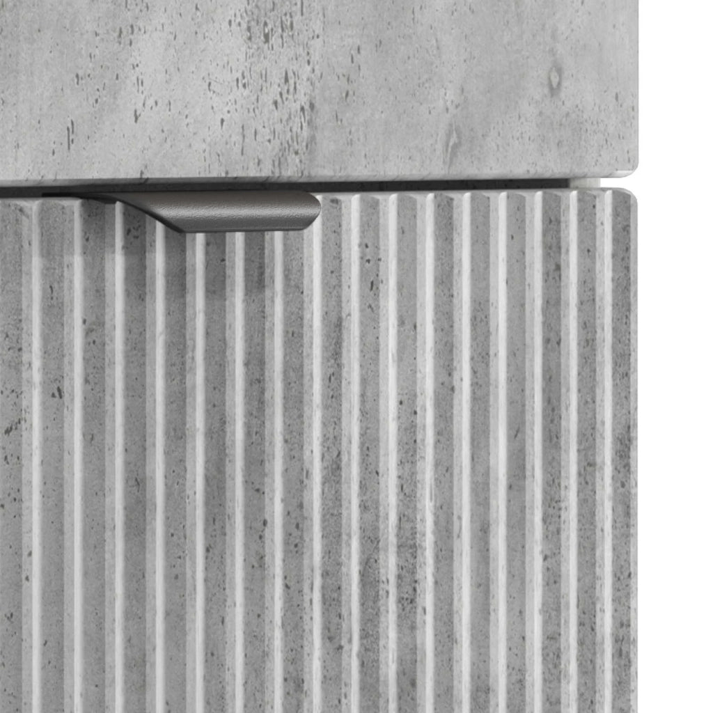 Mobile da bagno con lavabo Grigio Cemento 54 x 35 x 83 cm 890161