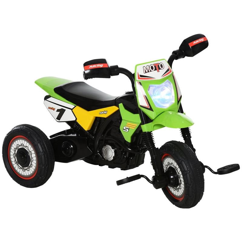 TRICICLO A PEDALI PER BAMBINI ETÀ 18 - 36 MESI VERDE