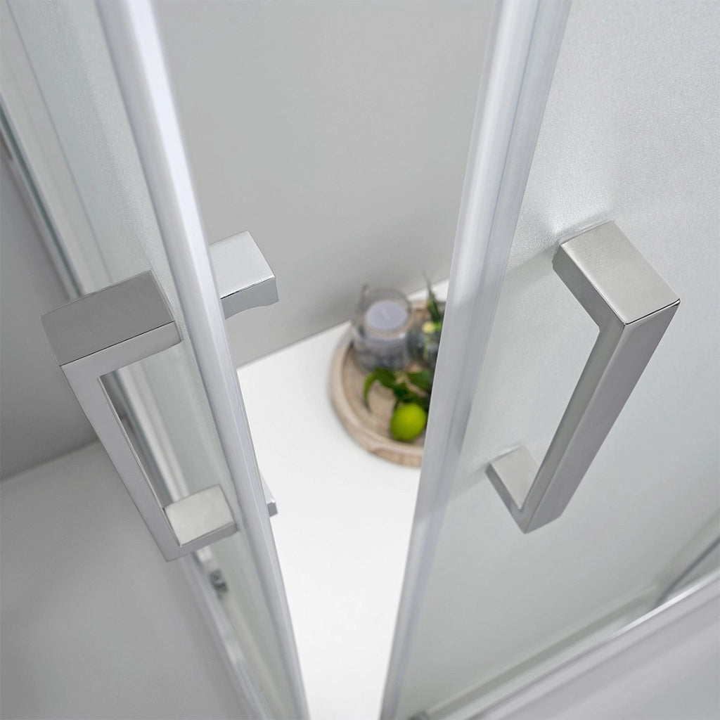 Box Doccia Elite Tre Lati 70x70x70 Cm Scorrevole Opaco
