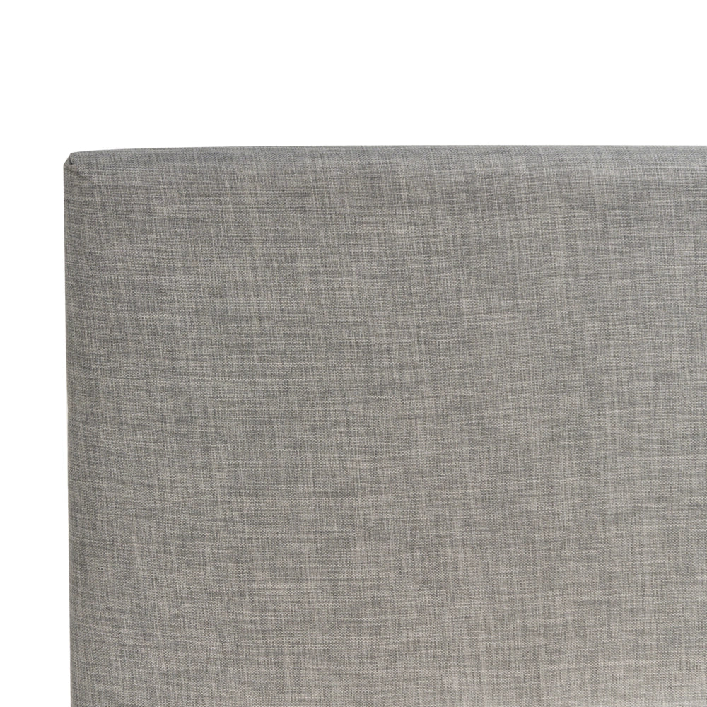 Fodera per telaio letto in velluto grigio chiaro 90 x 200 cm Sfoderabile Lavabile stile retrò