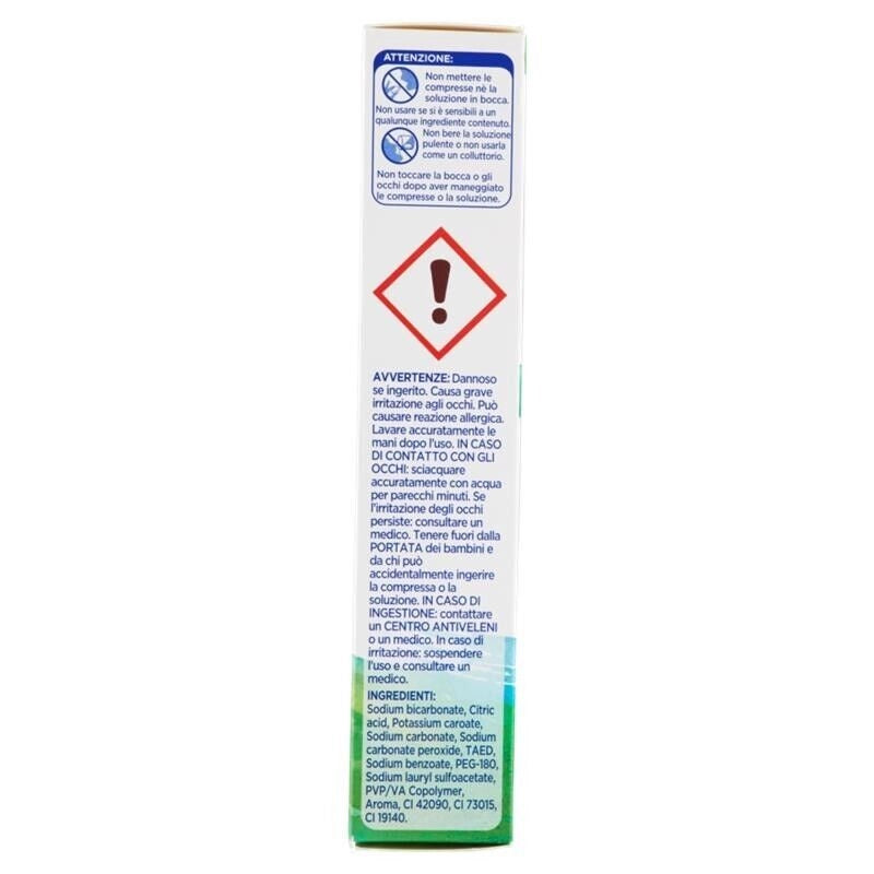 POLIDENT TABS PULITORE PER PROTESI PULIZIA IN 3 MINUTI 36 CAPSULE EFFERVESCENTI