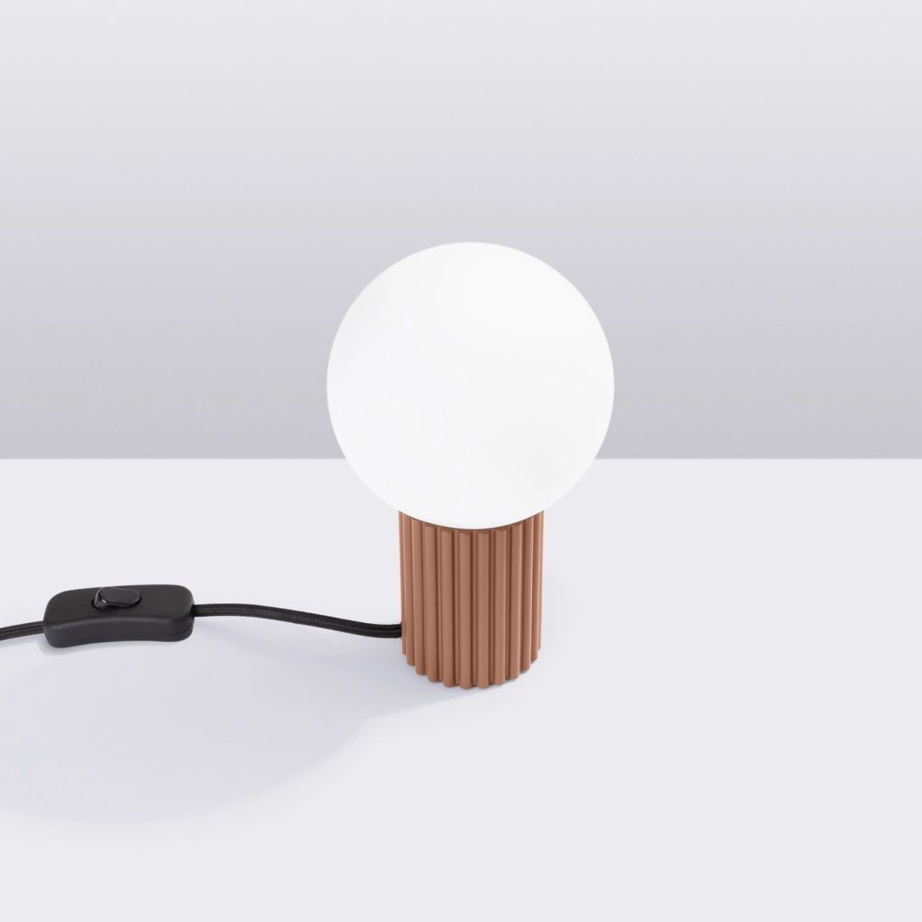 Lampada da tavolo HALO moka