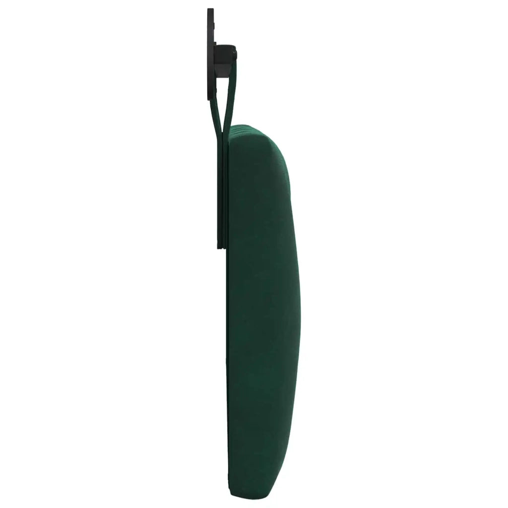 Testiera | Testata sospesa Con luce LED Verde Scuro Velluto