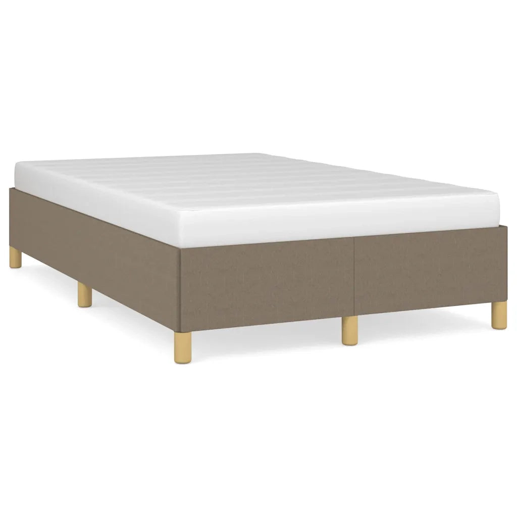 Letto matrimoniale | Letto per adulti | Giroletto senza Materasso Tortora 120x190 cm Tessuto