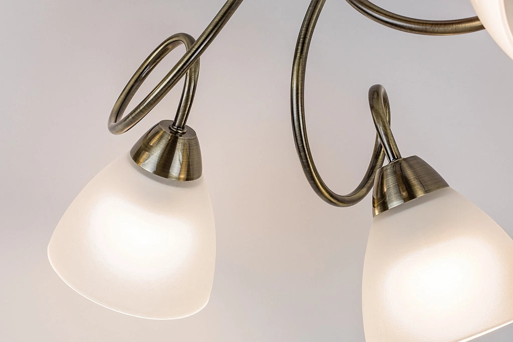 Lampada da soffitto Palomina 5 luci bronzo Rabalux