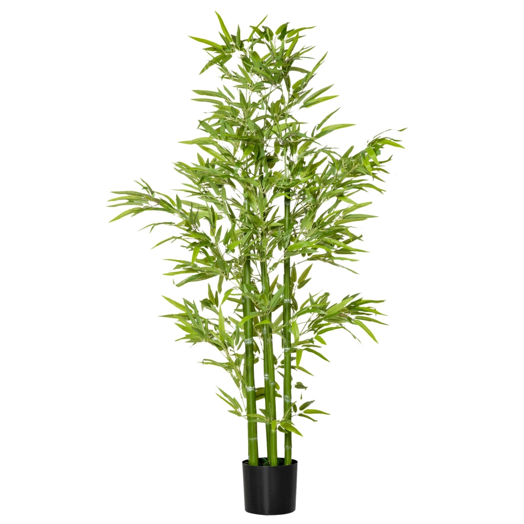 Pianta Finta Bamb¨´ ¨C Minimal ¨C 150cm con Vaso Verde